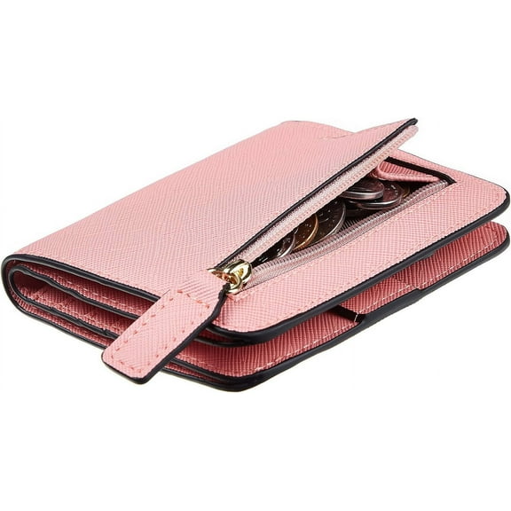 CAILDANL Wallet Women Rfid Blocking Small Compact Bifold Luxury Leather Pocket Wallet Ladies Mini Purse with ID Window