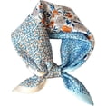 thumbnail image 1 of CAILDANL Women's 100% Pure Mulberry Silk Small Square Scarf - Neckerchief Women - Silk Headscarf - 21" x 21", 1 of 6