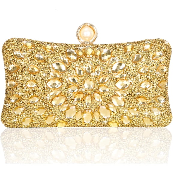 CAILDANL Women's Evening Bags Sparkly Rhinestone Clutch Purses Luxury Handbags