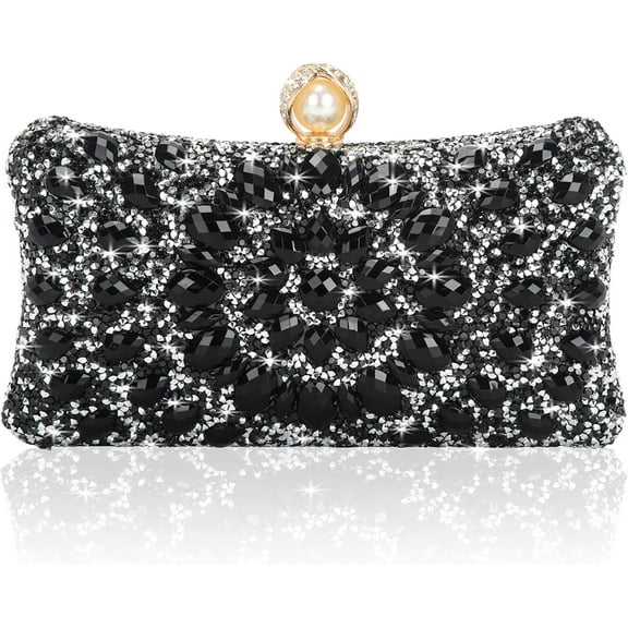 CAILDANL Women's Evening Bags Sparkly Rhinestone Clutch Purses Luxury Handbags