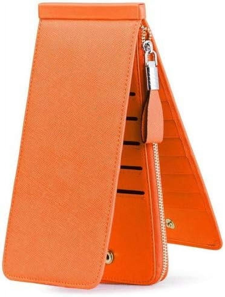 CAILDANL Women s Genuine Leather Credit Card Holder RFID Long Zipper caildanl-women-s-genuine-leather-credit-card-holder-rfid-long-zipper