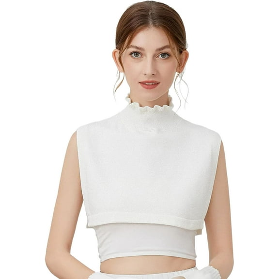 CAILDANL Womens Detachable Collars Half-Shirt Fake False Collar with Adjustable Straps