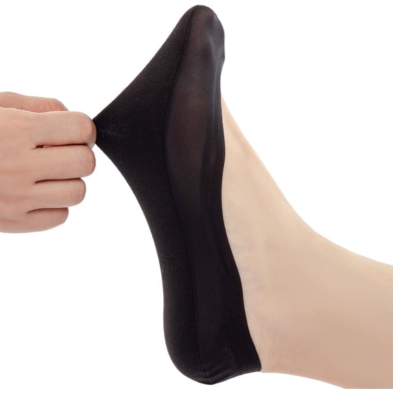 CAILDANL Womens No Show Thin Socks Cotton Nylon Low Cut Liner Non Slip hidden Invisible Socks for Flats Sneaker 4-6 pack