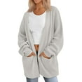 thumbnail image 1 of CAILDANL Womens Oversized Cardigans Soft Knit Cardigan Sweater with Pockets, 1 of 2