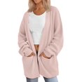 thumbnail image 1 of CAILDANL Womens Oversized Cardigans Soft Knit Cardigan Sweater with Pockets, 1 of 2