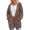 thumbnail image 1 of CAILDANL Womens Oversized Cardigans Soft Knit Cardigan Sweater with Pockets, 1 of 2