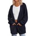 thumbnail image 1 of CAILDANL Womens Oversized Cardigans Soft Knit Cardigan Sweater with Pockets, 1 of 2