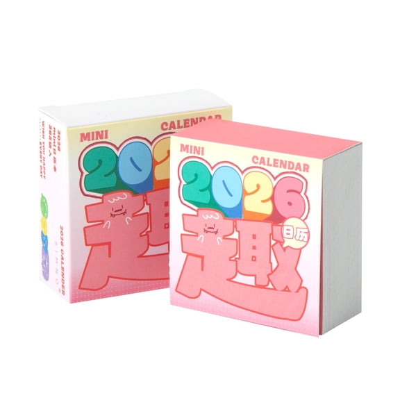 CAIMYY 2026 Daily Tear Off Calendar Planner 365 Sheets Notepad For Daily Tasks And Schedule Management Compact Portable Design