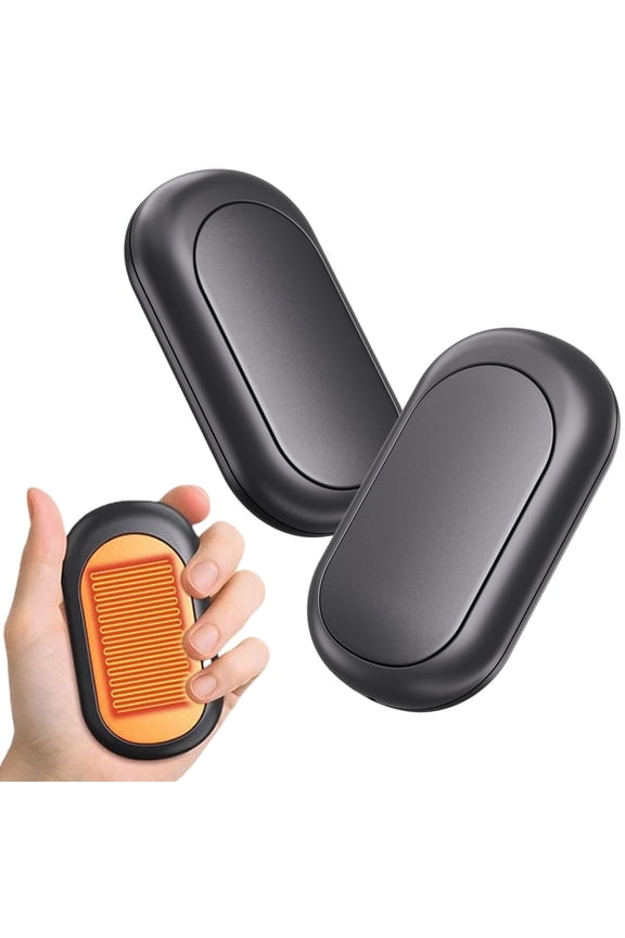 Rechargeable Hand Warmer 2 Pack Portable Hand Warmer For Men Women Up To 8 Hours Heat Pocket Gloves Black