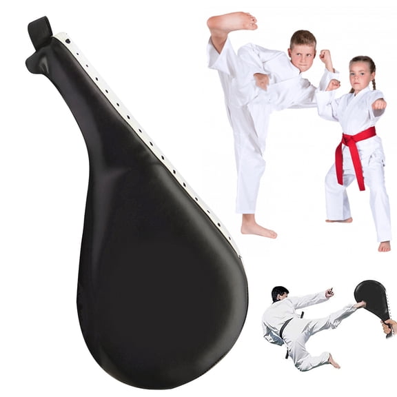 CAIMYY Taekwondo Kick Pad Double Sided Punch Mitt Focus Pad With Pu Leather For Mma Muay Thai Heavy Bag And Speed Training