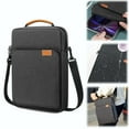 thumbnail image 1 of CAIMYY Travel Laptop Bag For 14.17 Inch Tablet Business Crossbody Messenger Multi Functional Storage Detachable Shoulder Strap Black, 1 of 9