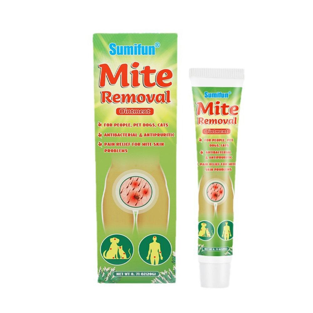 Cairoyar Mite Removal Ointment Anti Itching Scabies Kill Head Lice Treatment Care Cream U7r3