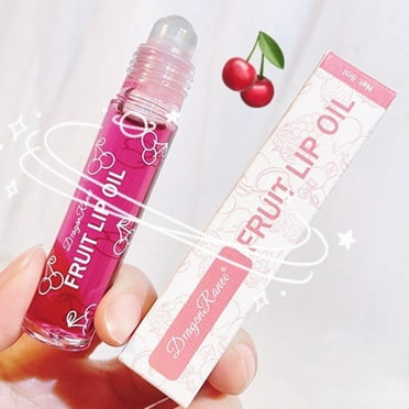 Blarkrus Roll-on Lip Gloss Fruit Lip Oil For Kids Transparents Make Up Moisturizing N1R6