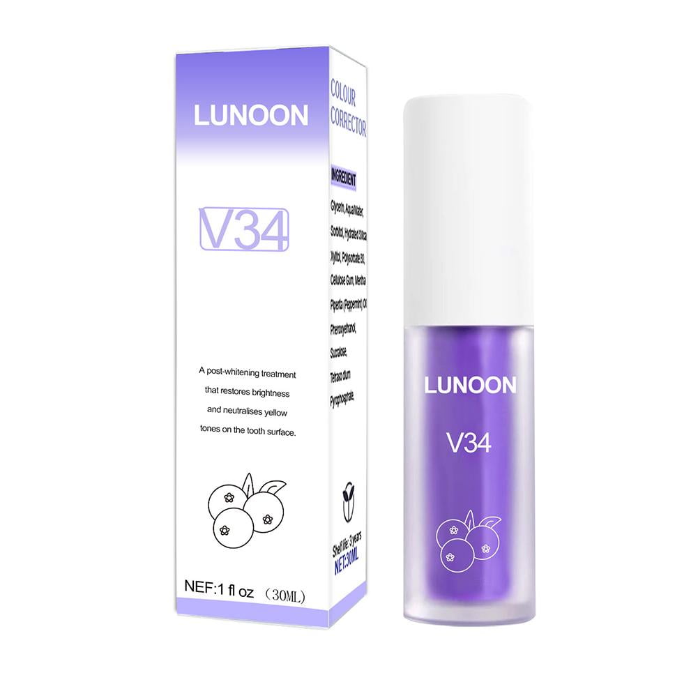 CAIROYAR V34 Foam Color Corrector Purple Teeth Whitening Tooth Stain