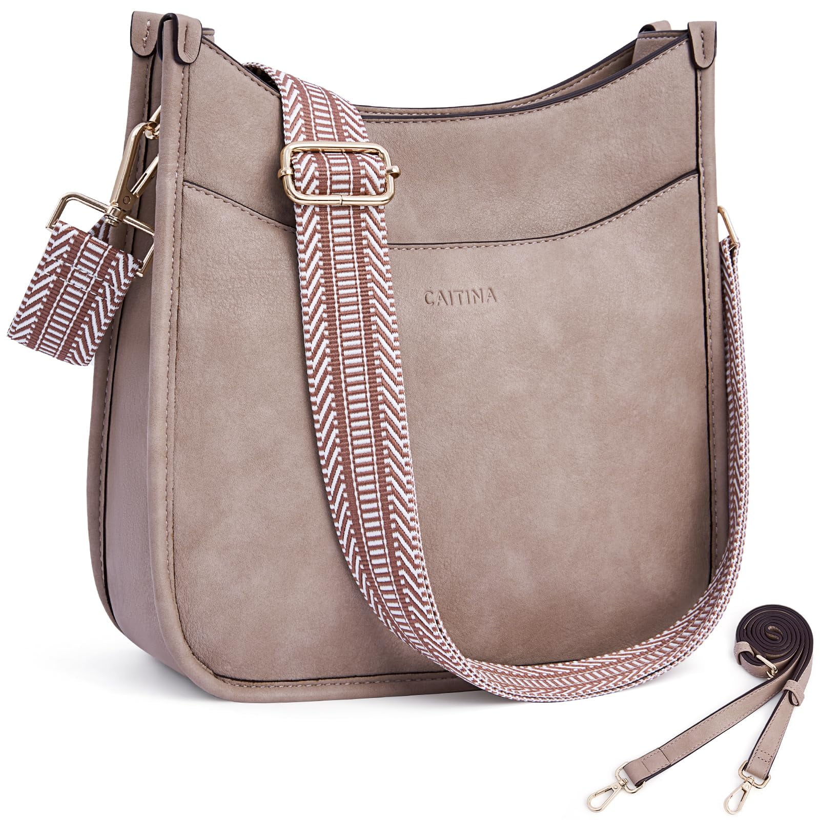 CAITINA Womens Vegan Leather Retro Crossbody Philippines Ubuy