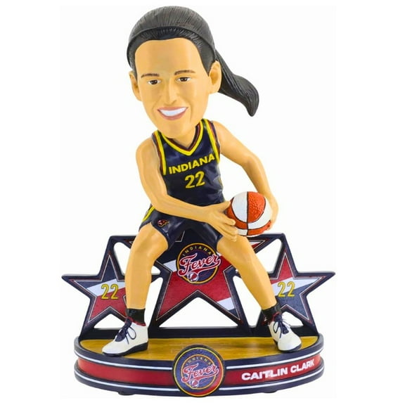 CAITLIN CLARK BOBBLEHEAD BLUE UNIFORM NEW IN BOX