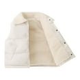 thumbnail image 1 of CAIVO 2025 Winter Children Vests Lamb Coats Sleeveless Kids Warm Tops Relaxed Fit Toddler Daily Wear, 1 of 6
