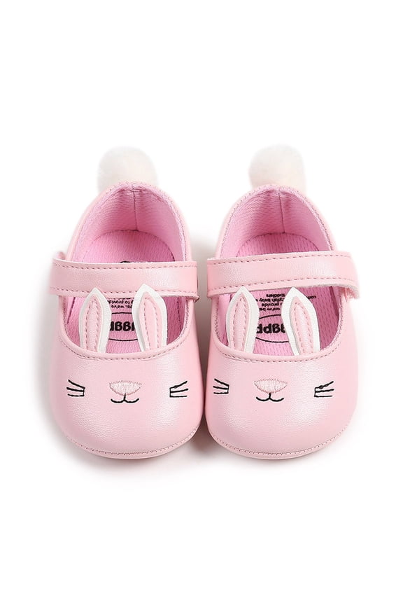 Baby Sandals For Girls Soft Sole Walking Shoes Breathable Comfortable Toddler First Lightweight Summer Casual Bunny Design Trendy Solid Color Beach Sandals for Holiday Fun