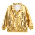 thumbnail image 1 of CAIVO Boys Girls Autumn Zip Up Collared Casual Jacket Fashion Outerwear Coats Long Sleeve Comfort Dailywear, 1 of 9