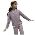 thumbnail image 1 of CAIVO Boys Girls Down Coats Lightweight Down Jacket Button Type Fashion Winter Children Snowsuit Long Sleeve Breathable Outerwear, 1 of 5