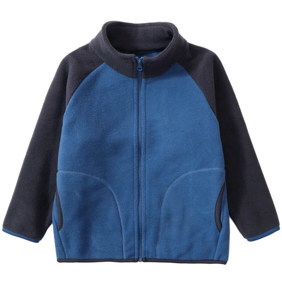 CAIVO Boys Jacket Winter Warm Kids Coats Thickened Soft Outerwear Children Cold Weather Windproof Comfortable Long Sleeve Classic Dailywear