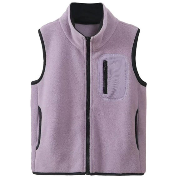 CAIVO Boys Vests Children Warm Winter Padded Sleeveless Jackets Coats With Zipper Outdoor Activities Comfort Toddler Clothing