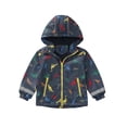 thumbnail image 1 of CAIVO Child Boys Girls Winter Coats Hooded Jacket Wear Kids Thicken Windproof Zipper Warm Outwear Long Sleeve Versatile Outerwear, 1 of 5