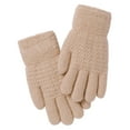 thumbnail image 1 of CAIVO Child Gloves Winter Kids Double Layer Thickened Thermal Mittens Boys Girls Cold Weather Outdoor Play For Snowboarding Sledding, 1 of 5