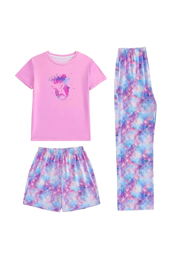 Child Outfit Sets Girls Two Piece Swimsuits Rash Guard Sun Long Sleeve Bathing With Swim Shorts For Toddler Kids Beach Pool Fashionable Clothing Sets