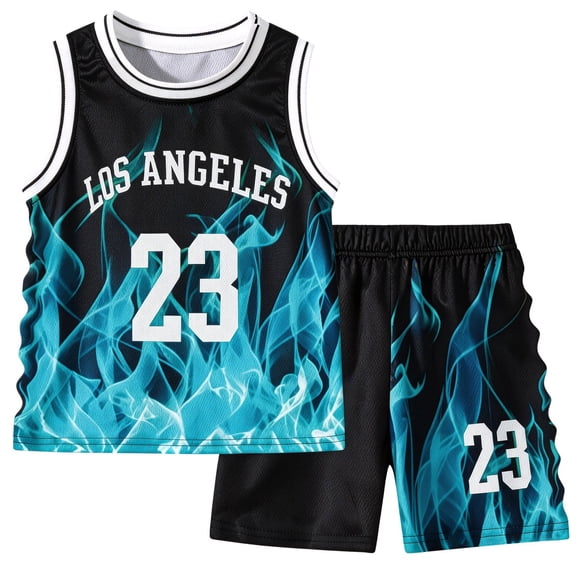 CAIVO Children Boys Summer Outfit Sets O-Neck Comfortable Tank Tops And Shorts Athletic Casual Playwear Toddlers Kids Birthday Clothes Sets