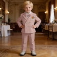 thumbnail image 1 of CAIVO Children Outfit Sets Boys British Style Pageboy Performance Formal Wear Toddler Tuxedo Birthday Party For Cozy Clothes Sets, 1 of 8