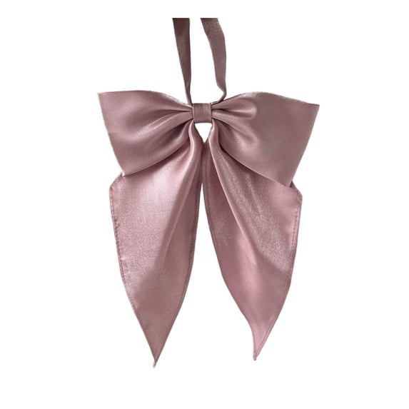 CAIVO Classic Solid Color Bow Tie For Elegant Preppy Style Necktie Fashionable And Versatile On Ties for Business, Wedding, Party