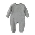 thumbnail image 1 of CAIVO Comfort Boys Bodysuit Long Sleeve Shoulder Snap Baby Jumpsuit Toddler Playwear Soft Everyday Onesie Jumpsuit Leisure One-Pieces, 1 of 6