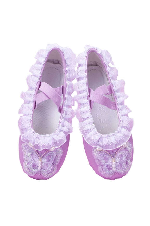 Cute Ballet For Girls Lace Cat Shape Toddler Dance Shoes For Performance Practice Cartoon Sandals Kids Birthday Party Footwear