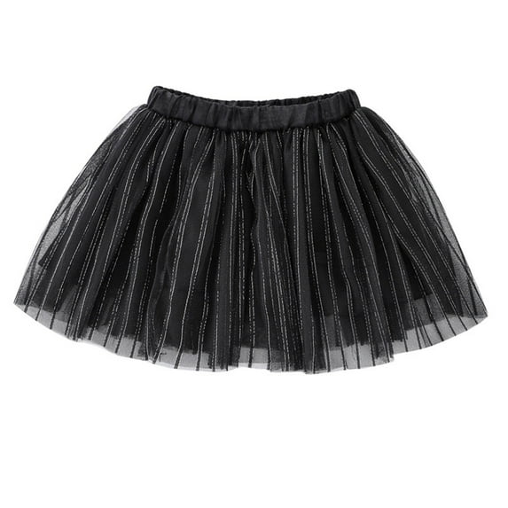 CAIVO Embroidery Tulle Tutu Skirt With Plaid Striped Rainbow Flower For Girls Skirts Comfort Toddler Child Daily Wear