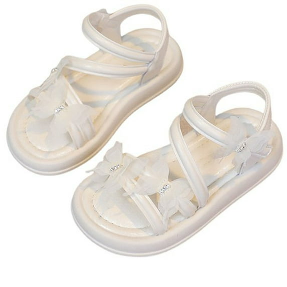 CAIVO Fashionable Shoes With Soft Soles Kids Summer Solid Color Sandals Versatile Footwear