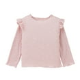 thumbnail image 1 of CAIVO Girls Long Sleeve T-Shirt Children Crew Neck Tops Tunic Girls T Shirt Cute Toddler Clothing, 1 of 6