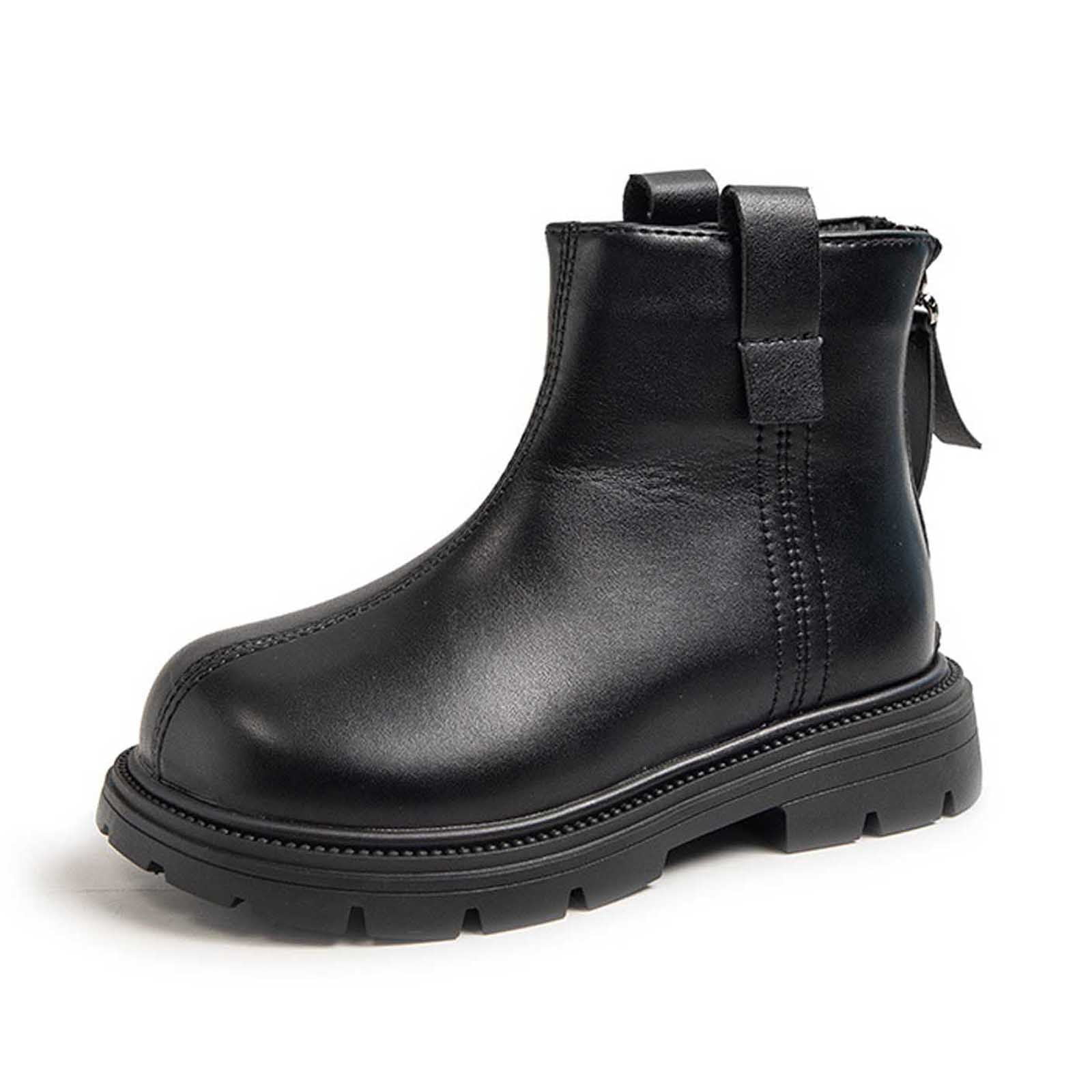 Girls' Fashion Short New Versatile Martin Boots Simple