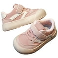 thumbnail image 1 of CAIVO Girls Sneakers Lightweight Breathable Casual Walking Shoes Toddler Kids Comfortable Flexible Sole Everyday Play Trendy Child Solid Color Footwear, 1 of 9