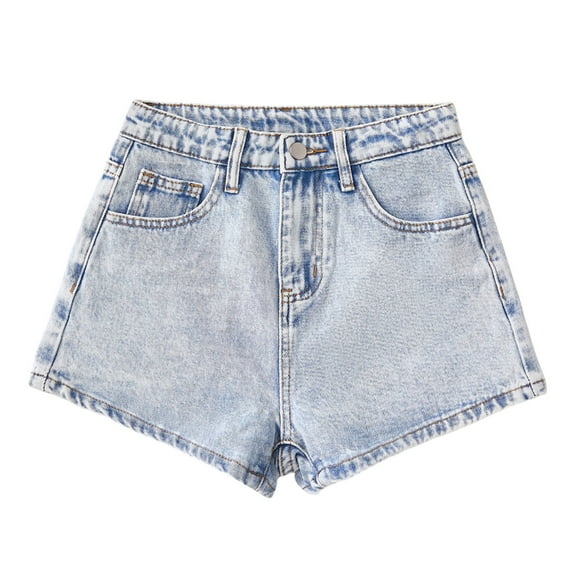 CAIVO Girls Summer Loose Fashion Personality Casual Thin Denim Shorts Trendy Toddler Child Daily Wear