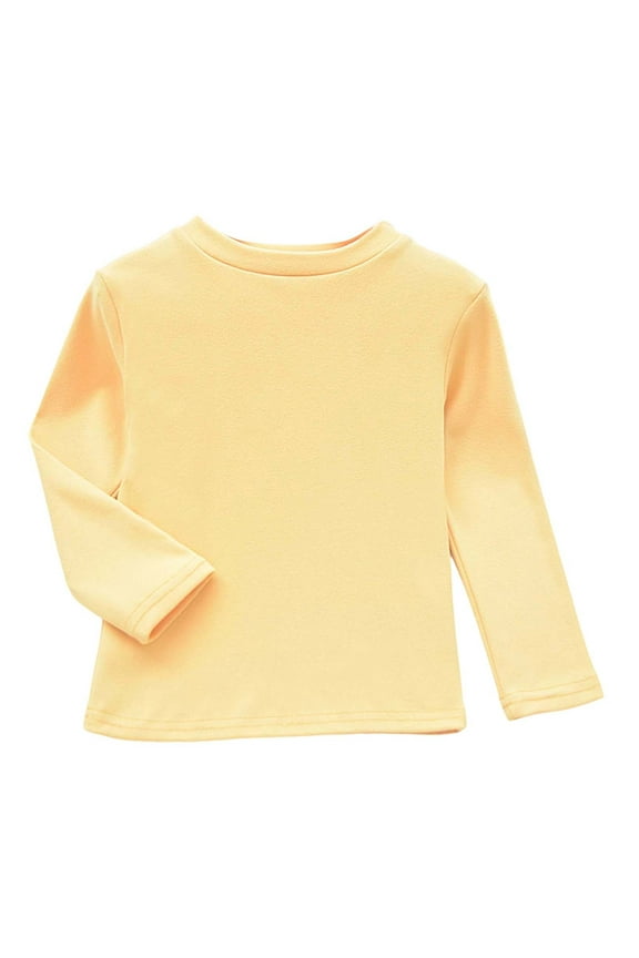 Girls Thermal Shirt Long Sleeve Half Turtleneck Soft Comfortable Base Layer Tops Toddler Kids Lightweight Breathable Fall Winter Lovely Child Clothing