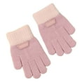 thumbnail image 1 of CAIVO Gloves Winter Kids With Thermal Five Finger Design For Boys Girls Soft Knitted Children Hand Mittens Cozy Warm For Snowboarding Sledding, 1 of 3