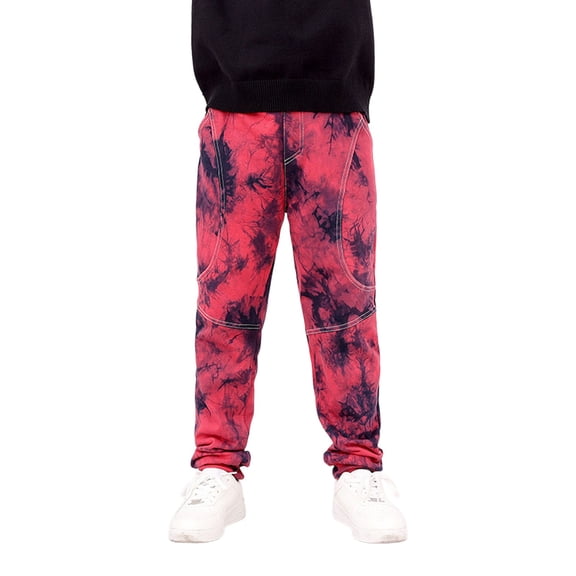 CAIVO Kids Boys Winter Jogger Pants Casual Trousers With Elastic Children Teenagers Comfortable Outdoor Playwear Adorable Slacks