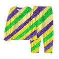 thumbnail image 1 of CAIVO Kids Carnival Print Girls Two Piece Outfit Sets Long Sleeve Tops Pant Sets O-Neck Playful Party Holiday Matching Tops And Shorts Leisure Clothing Sets, 1 of 4