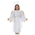 thumbnail image 1 of CAIVO Kids Children Angel Stage Performance Elegant Party Outfit With Events Long Sleeve O-Neck Stylish Christmas Clothing Sets, 1 of 5