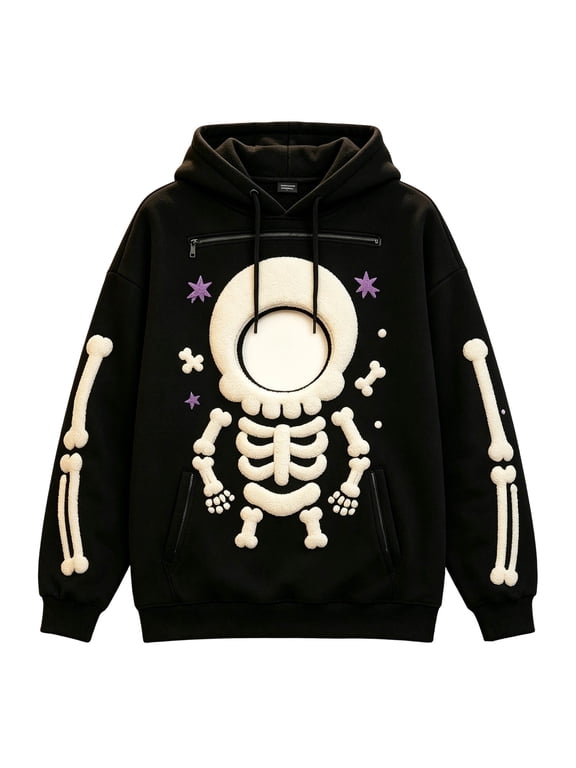Men Women Unisex Oversized Hooded Long Sleeve Sweatshirt With Front Pocket Pets Carry Pouch For Small Dogs And Cats Halloween Tops