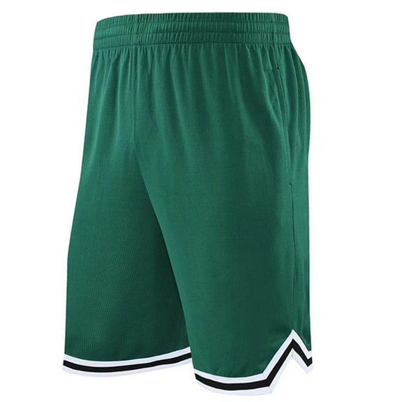 CAIVO Men's Long Basketball Shorts With Zipper Pocket Knee Length Mesh Sports Play Basketball Court Star Fitness Sports Shorts Gym Solid Color Classic Dailywear