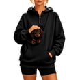 thumbnail image 1 of CAIVO Pet Carriers Hoodies, Cat Hoodie With Pouch Hoodies Pocket Sweatshirt for Dogs Cats Pet Carrier Long Sleeve Tops, 1 of 4