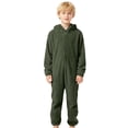 thumbnail image 1 of CAIVO Soft Jumpsuit For Toddler Boys Girls Cozy Sleeper Onesie Jumpsuit With Grip Socks For Lounging At Home Boho Long Sleeve One-Pieces, 1 of 6