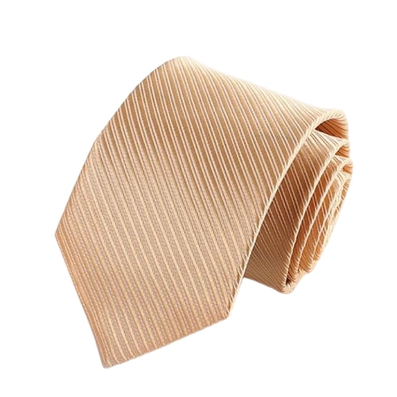 CAIVO Striped Solid Color Business Formal Tie Necktie For Wedding , Party